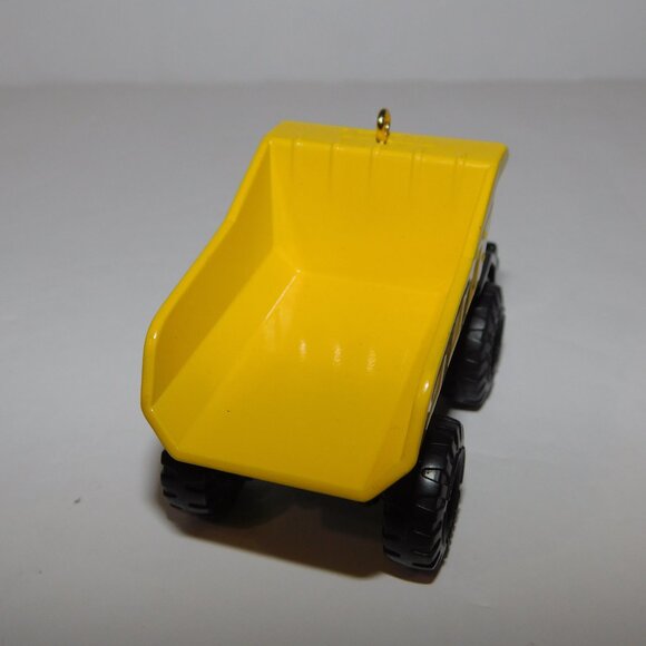 VTG 1996 Hallmark Keepsake Yellow Tonka Dump Truck Christmas Tree Ornament - Picture 5 of 8